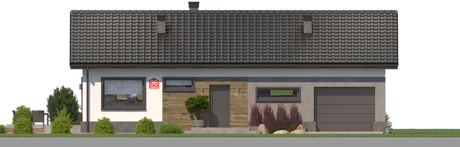 Фасад дома DKG-6742-83 Фасад дома DKG-6742-83