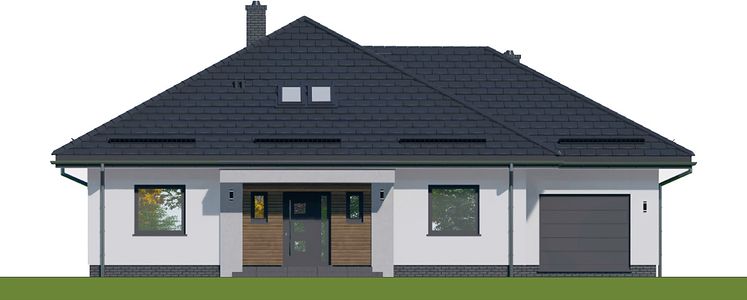 Фасад дома DEI-2398-38 Фасад дома DEI-2398-38