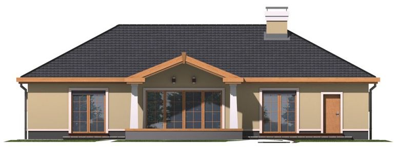 Фасад дома BHH-6592-76 Фасад дома BHH-6592-76