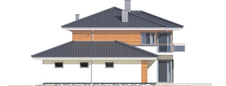 Фасад дома HIF-2945-47 Фасад дома HIF-2945-47
