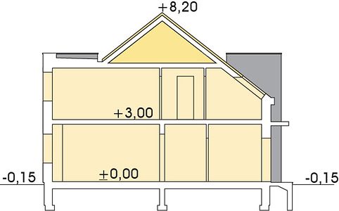 Фасад дома DKB-6534-82 Фасад дома DKB-6534-82