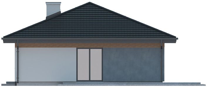 Фасад дома GDD-2921-64 Фасад дома GDD-2921-64