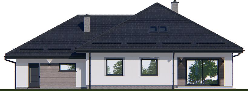 Фасад дома BEG-1322-96 Фасад дома BEG-1322-96
