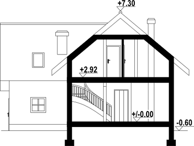Фасад дома HKE-3542-46 Фасад дома HKE-3542-46