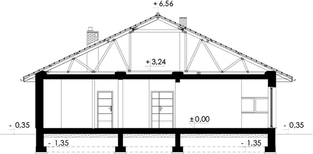 Фасад дома KGH-5442-77 Фасад дома KGH-5442-77