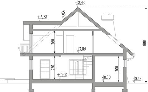 Фасад дома BBK-5953-32 Фасад дома BBK-5953-32