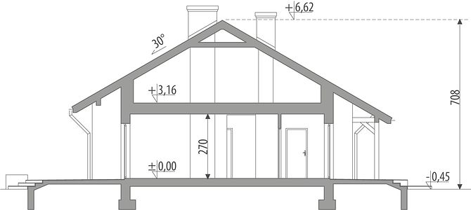 Фасад дома GIA-2945-27 Фасад дома GIA-2945-27