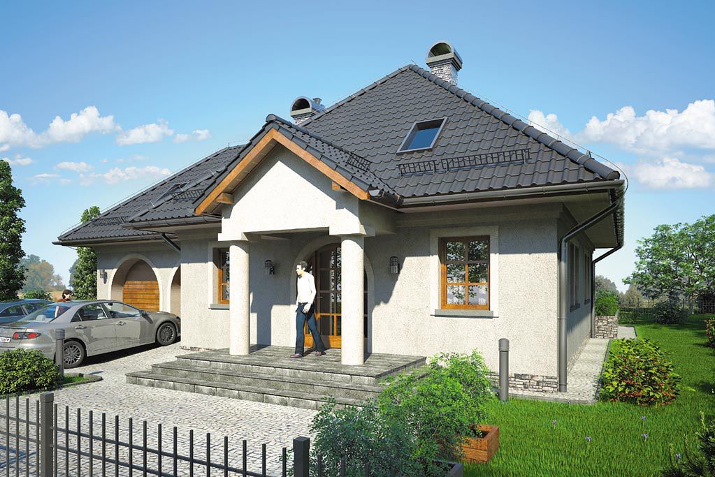 Проект дома HFH-2894-87 Проект дома HFH-2894-87