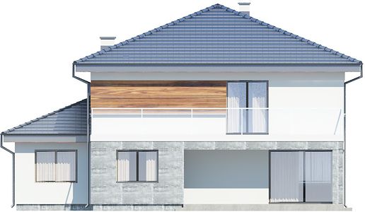 Фасад дома BHG-4336-66 Фасад дома BHG-4336-66
