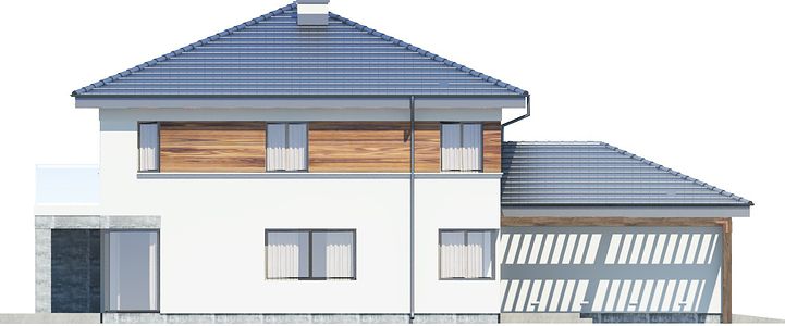 Фасад дома BHG-4336-66 Фасад дома BHG-4336-66