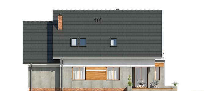 Фасад дома FKI-2771-96 Фасад дома FKI-2771-96